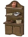Wooden sideboard with kitchen accessories cm 6,8x2,9x11,9 h