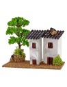 Casette per presepe con albero cm 15x8x9 h Mondo Presepi