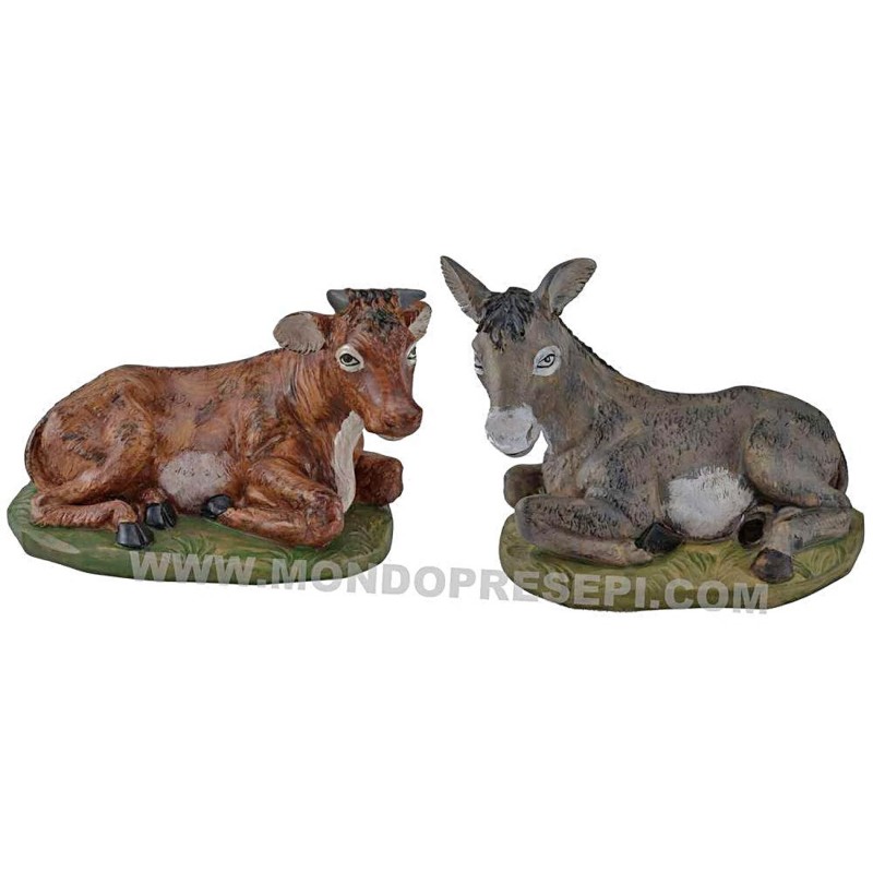 Juego de buey y burro Lux para estatuas de 45 cm Euromarchi