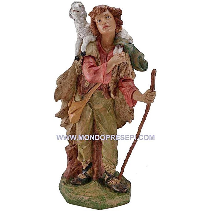 Shepherd with sheep on his shoulders 45 cm Euro