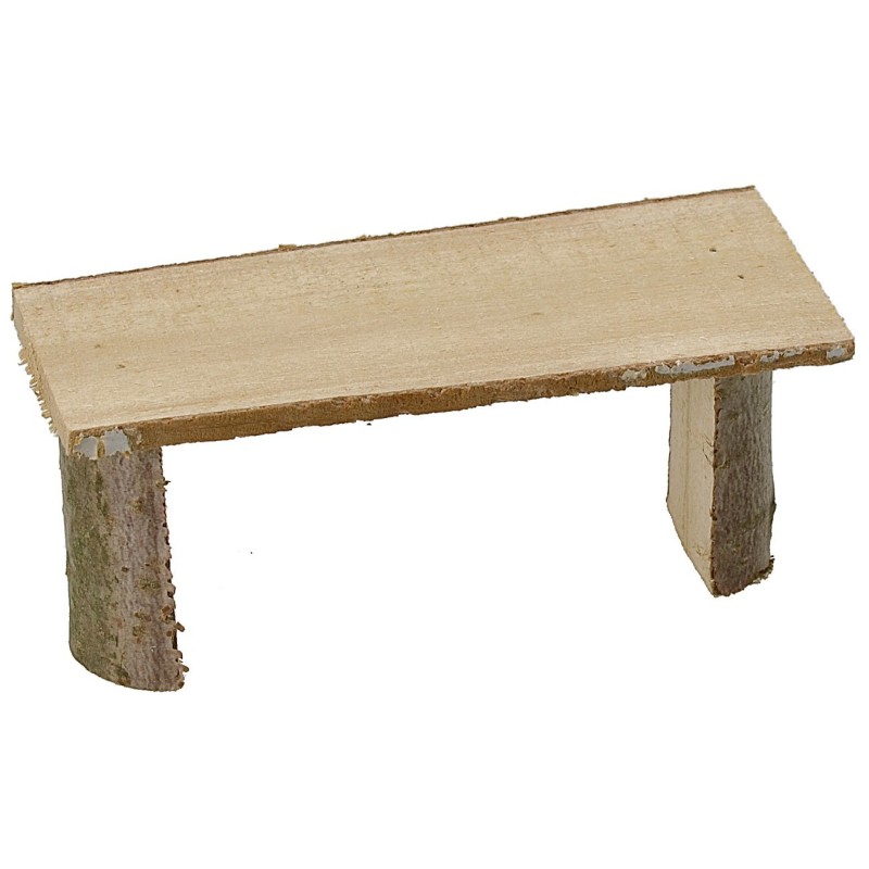 Mesa de madera cm 9x3,2x3,7 h artículos belén, accesorios