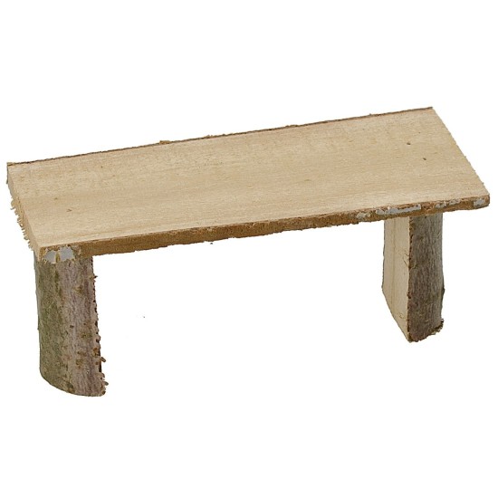 Tavolo di legno cm 9x3,2x3,7 h articoli presepe, accessori