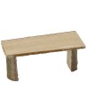 Mesa de madera cm 9x3,2x3,7 h artículos belén, accesorios