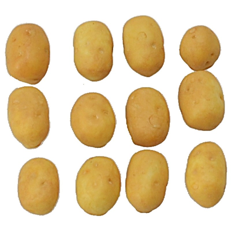 Set 12 patate novelle 0,5-10 mm prugne nere, prugne, frutta