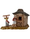 Juego de 4 oficios Landi Moranduzzo serie 6 cm estatuas Landi 6 cm