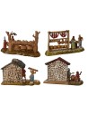 Juego de 4 oficios Landi Moranduzzo serie 6 cm estatuas Landi 6 cm