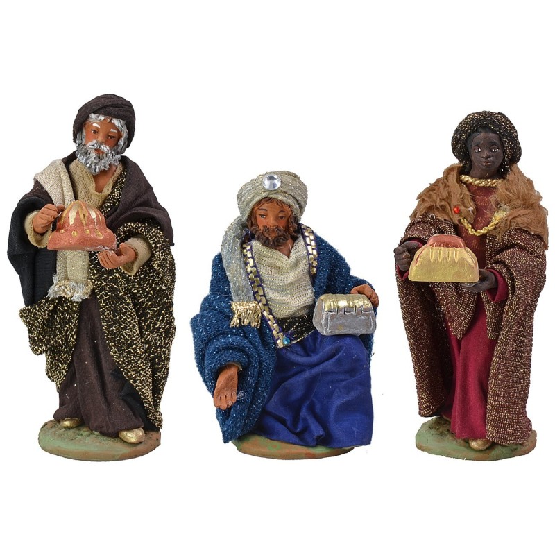 Tres Reyes Magos serie 15 cm Mundo Pesebres