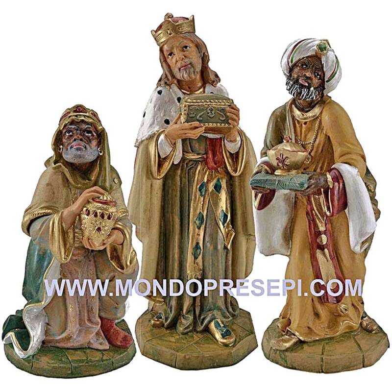 Tres Reyes Magos 30 cm Lux Euromarchi Mundo Pesebres