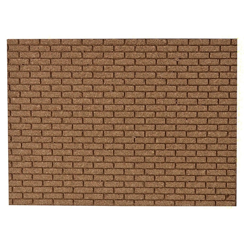 Panel de corcho con ladrillos grandes de 33x25x1 cm Mondo Presepi.