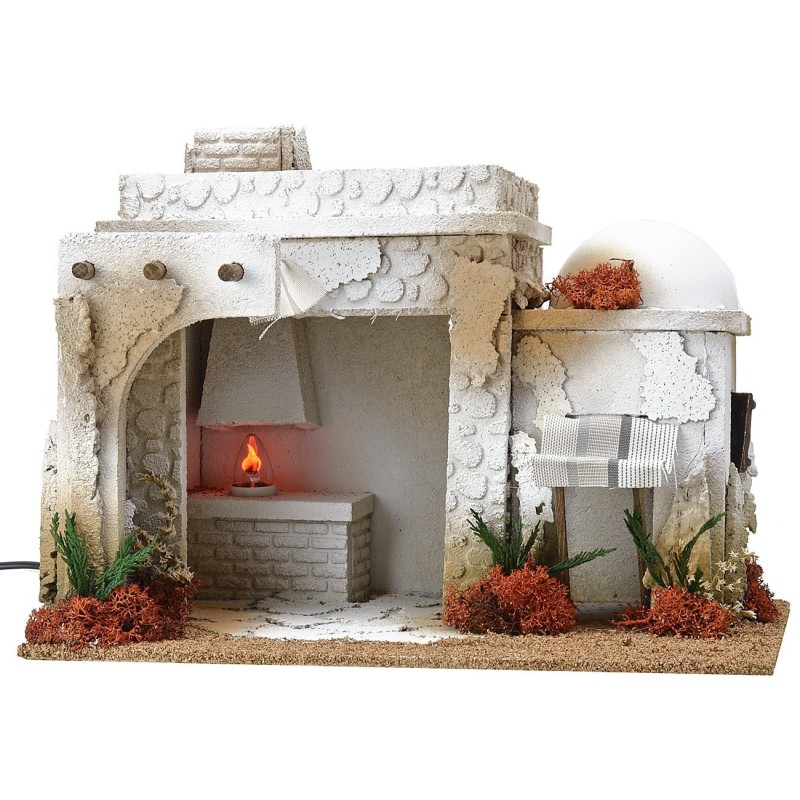 Arab style tavern with fire effect oven cm 35x25x27 h