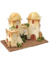 Minareto con cupole e scala cm 20x12x15 h per statue 5-6 cm