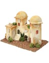 Minareto con cupole e scala cm 20x12x15 h per statue 5-6 cm