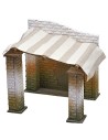 Capanna per presepe in stile orientale cm 21x20,5x18,5 h per