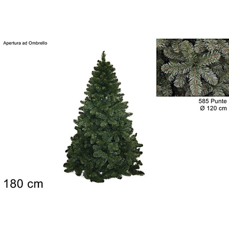 Árbol de Navidad de 180 cm con 585 ramas Mondo Presepi