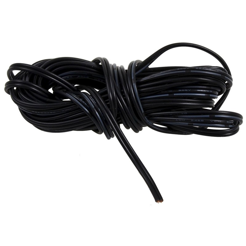 Bobina de 10 metros de cable bipolar negro 0,2x2 Mondo Presepi