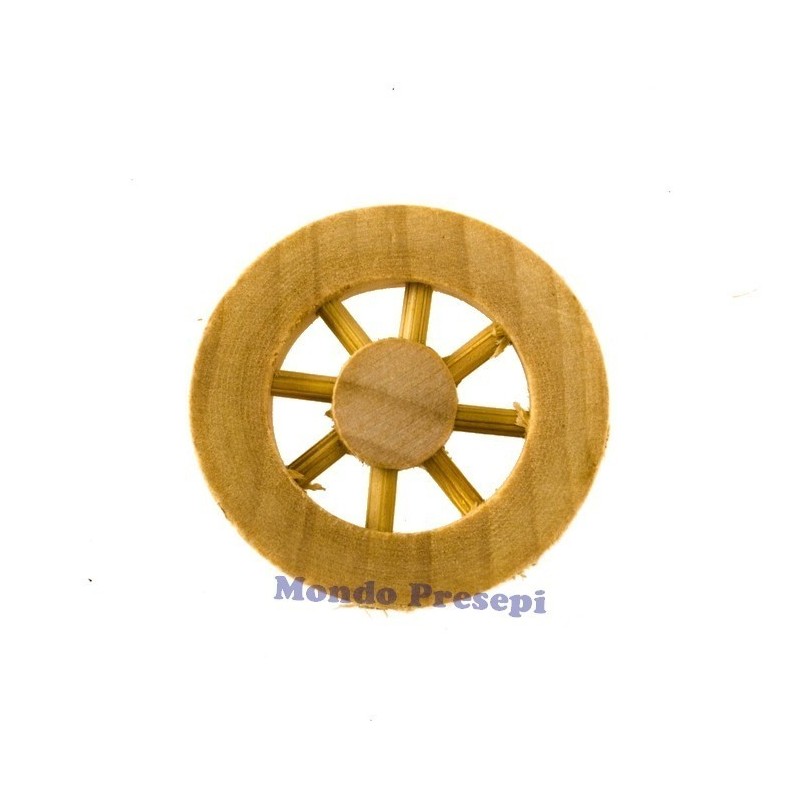 Rueda de madera ø 2,5 cm Mundo Belenes