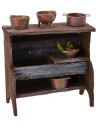 Antiqued wooden sink with small parts cm 10,5x5x12 h