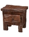 Comodino in legno antichizzato cm 4x3x4 h