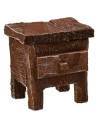 Comodino in legno antichizzato cm 3,5x2,5x3,5 h