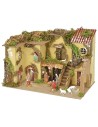 Presepe con arco completo di statue Landi cm 33x18x23 h Mondo