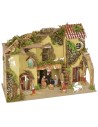 Presepe con arco completo di statue Landi cm 33x18x23 h