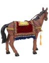 Cavallo in resina con drappo per statue da 30-40 cm Mondo