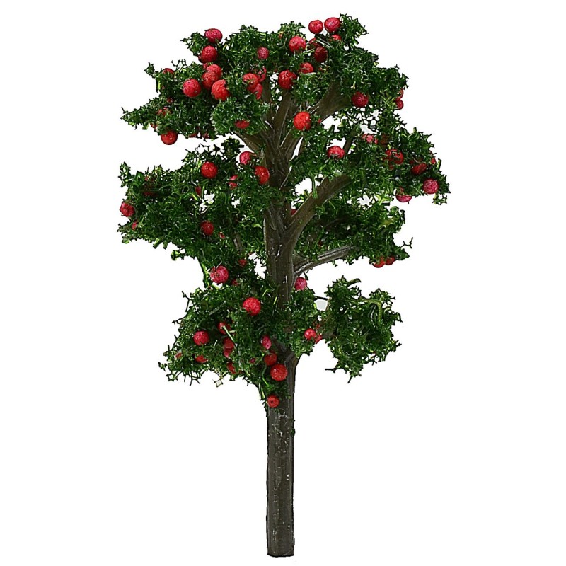 Planta con manzanas rojas sin base h 7 cm Mundo Pesebre