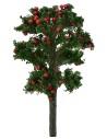 Planta con manzanas rojas sin base h 7 cm Mundo Pesebre