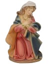 Madonna inginocchiata in resina serie 25 cm Mondo Presepi