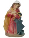 Madonna inginocchiata in resina serie 20 cm Mondo Presepi