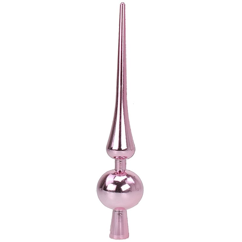 Puntal de 30 cm rosa brillante Navidad Mundo Belenes