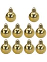 Set 10 palline oro ø 3 cm per albero di Natale Mondo Presepi