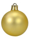 Set 20 palline oro ø 4-5-6 cm per albero di Natale