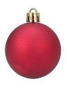 Set 20 palline rosse ø 4-5-6 cm per albero di Natale Mondo
