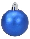 Juego de 20 bolas azules ø 4-5-6 cm para árbol de Navidad Mondo Presepi