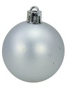 Set 20 palline argento ø 4-5-6 cm per albero di Natale