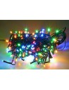 Cadena de 180 luces LED multicolor con juegos de luces para exterior y