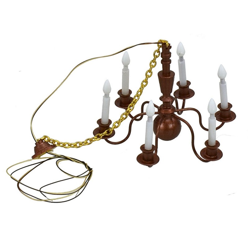 Candelabro de 6 brazos con velas Mondo Presepi