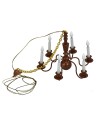 Candelabro de 6 brazos con velas Mondo Presepi