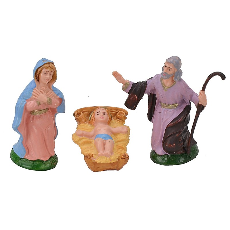 Natividad set 3 piezas serie 6,5 cm Mundo Pesebres