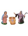 Natividad set 3 piezas serie 6,5 cm Mundo Pesebres