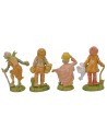 Set de 8 figuras de 8 cm en PVC Mundo Pesebres.