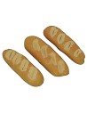 Confezione 3 pz pane ciabatta cm 3,6x1,1x0,6 h