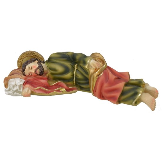 San Giuseppe dormiente in resina serie 20 cm Mondo Presepi