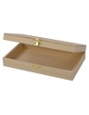 Caja rectangular de madera de 24x14x5,2 cm h Mondo Presepi