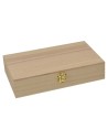 Caja rectangular de madera de 24x14x5,2 cm h Mondo Presepi