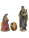 Natividad 3 figuras de resina serie 30 cm Mundo Pesebres