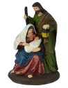 Natividad en resina de 9x7x13,5 cm h Mondo Presepi