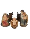 Natividad 5 figuras en resina serie 3,5 cm Mundo Belenes