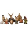 Natividad 11 figuras en resina serie 3,5 cm Mundo Pesebres